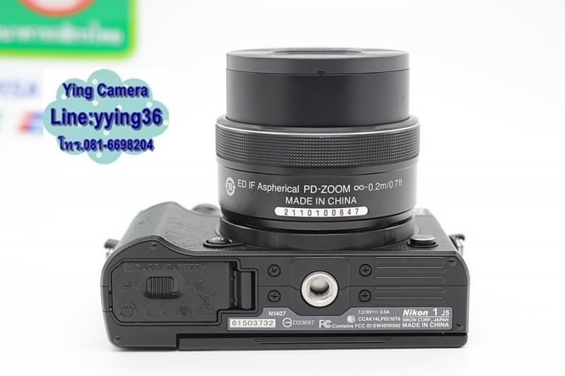 ขาย Nikon 1J5 + 10-30mm (สีดำ) สภาพสวย มีWiFiในตัว จอทัชสกรีน อดีตประกันศูนย์ อุปกรณ์ครบกล่อง